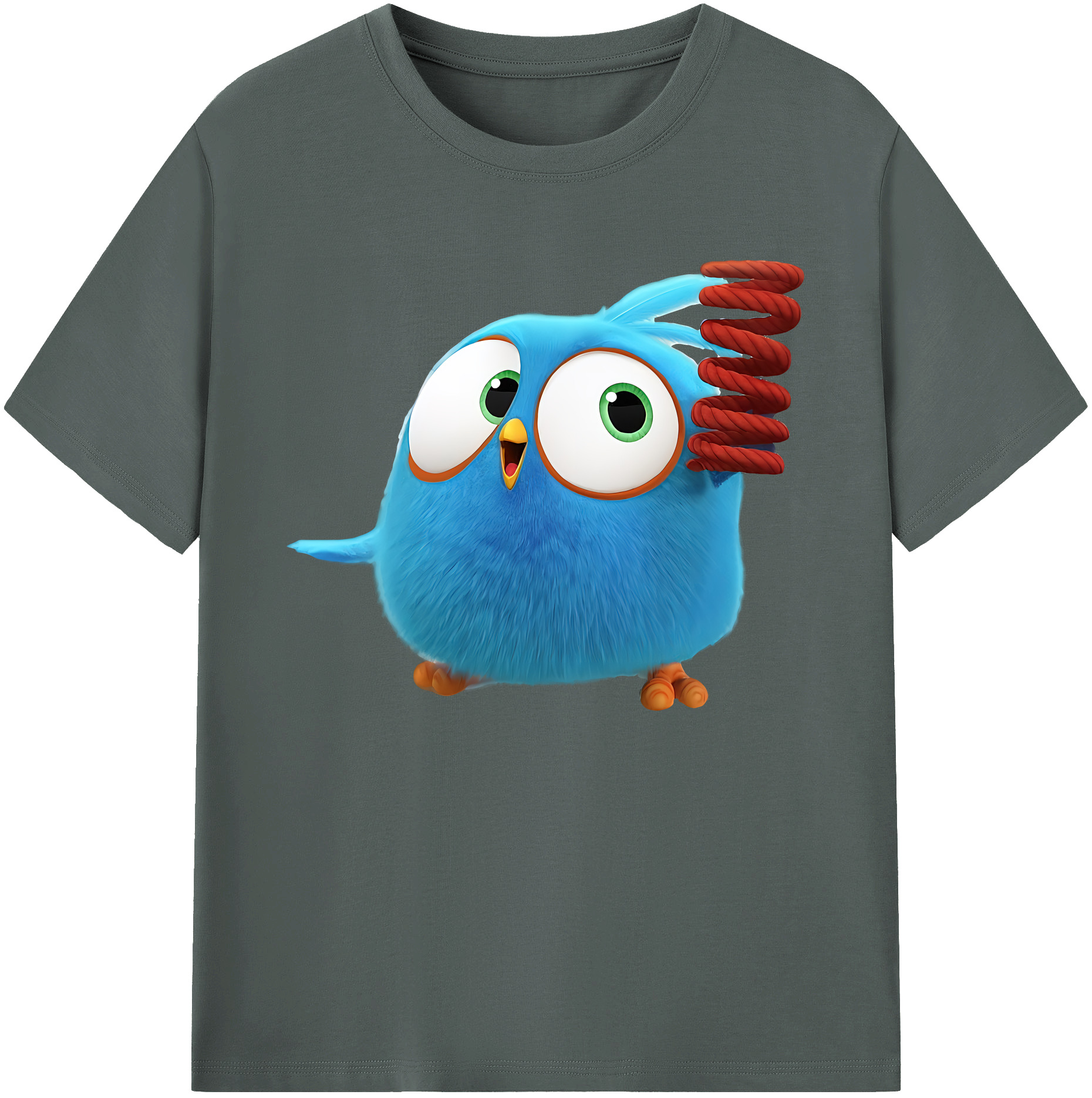 （画像用） Angry Birds アングリーバード 綿100％ メンズ半袖Tシャツ｜肌触りやわらか＆通気性